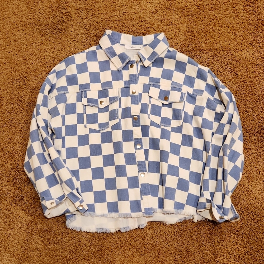 Talulah worn once, super cute, lightweight jean jacket